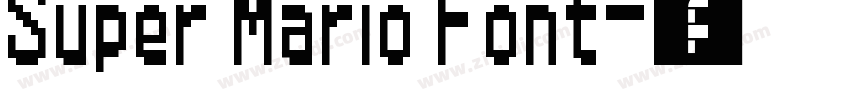 Super Mario Font字体转换